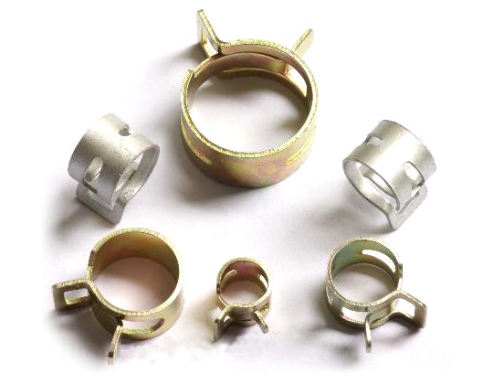 Elastic steel clamps