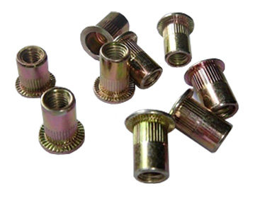 Stainless steel flat head rivet nut column lines, flat head rivet nut column lines