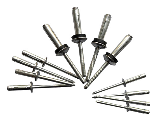 Lantern-type blind rivets, rivet folding lantern, lantern-shaped rivets, rivet fold