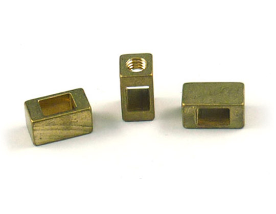 Square hole copper terminals