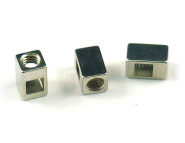 Square hole copper terminals