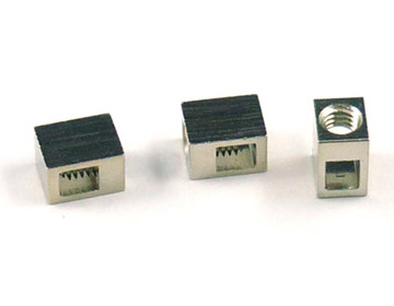 Square hole copper terminals